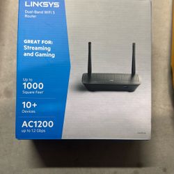 Linksys Dual Band WiFi 5 Router 