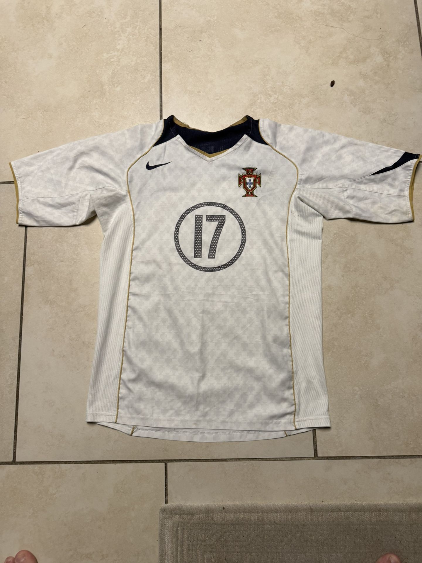 Portugal Authentic 2004 Cr7 Cristiano Ronaldo Soccer Jersey Nike
