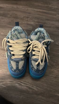 Louis Vuitton LV Skate Sneakers Blue Denim