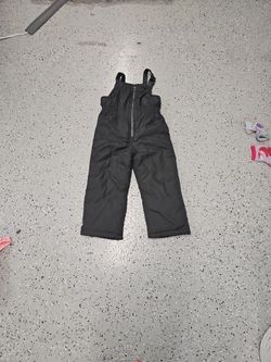 Boys Black Snow Bib