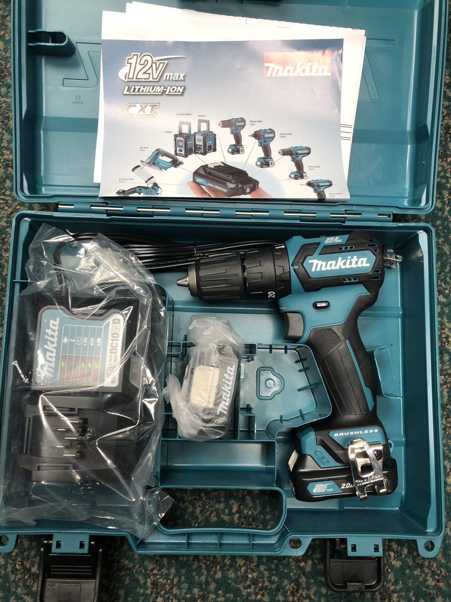 Drill, Tools-Power Makita in case .. Negotiable