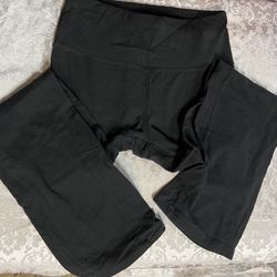 RBX Black Flare Leggings Size Medium 