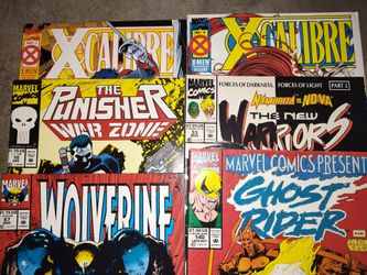 6 Marvel comics from 90s