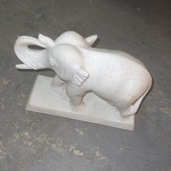 Marble Elephant Statue 