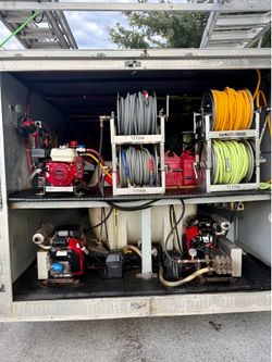 Tráiler pressure washer