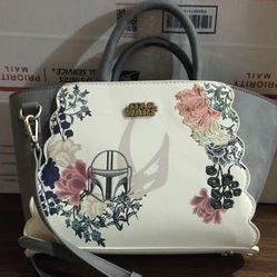 Star Wars The Mandalorian Boba Fett & Mando Floral Handbag 
