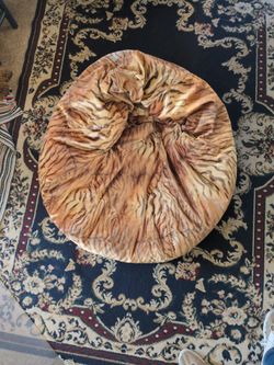 Tiki Tiger Pattern Bean Bag Single Person