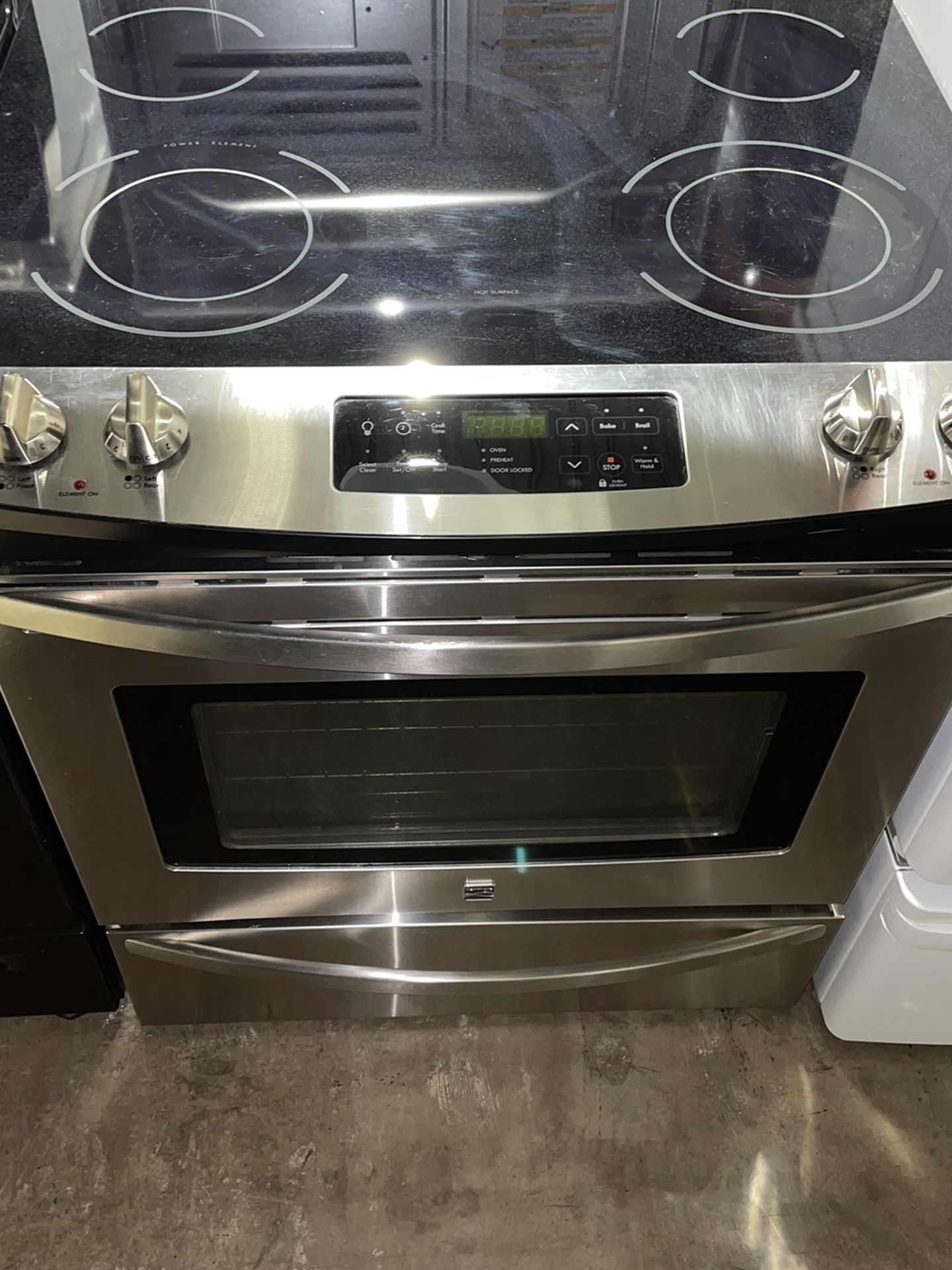 Kenmore Stainless Steel Slide in Electric Stove