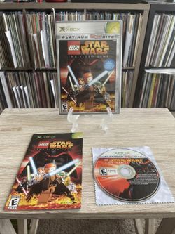 LEGO Star Wars Microsoft Xbox Complete w manual cib platinum hits video game