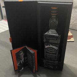 Empty Jack Daniel’s Collector Bottle