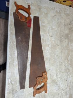 Vintage hand saw