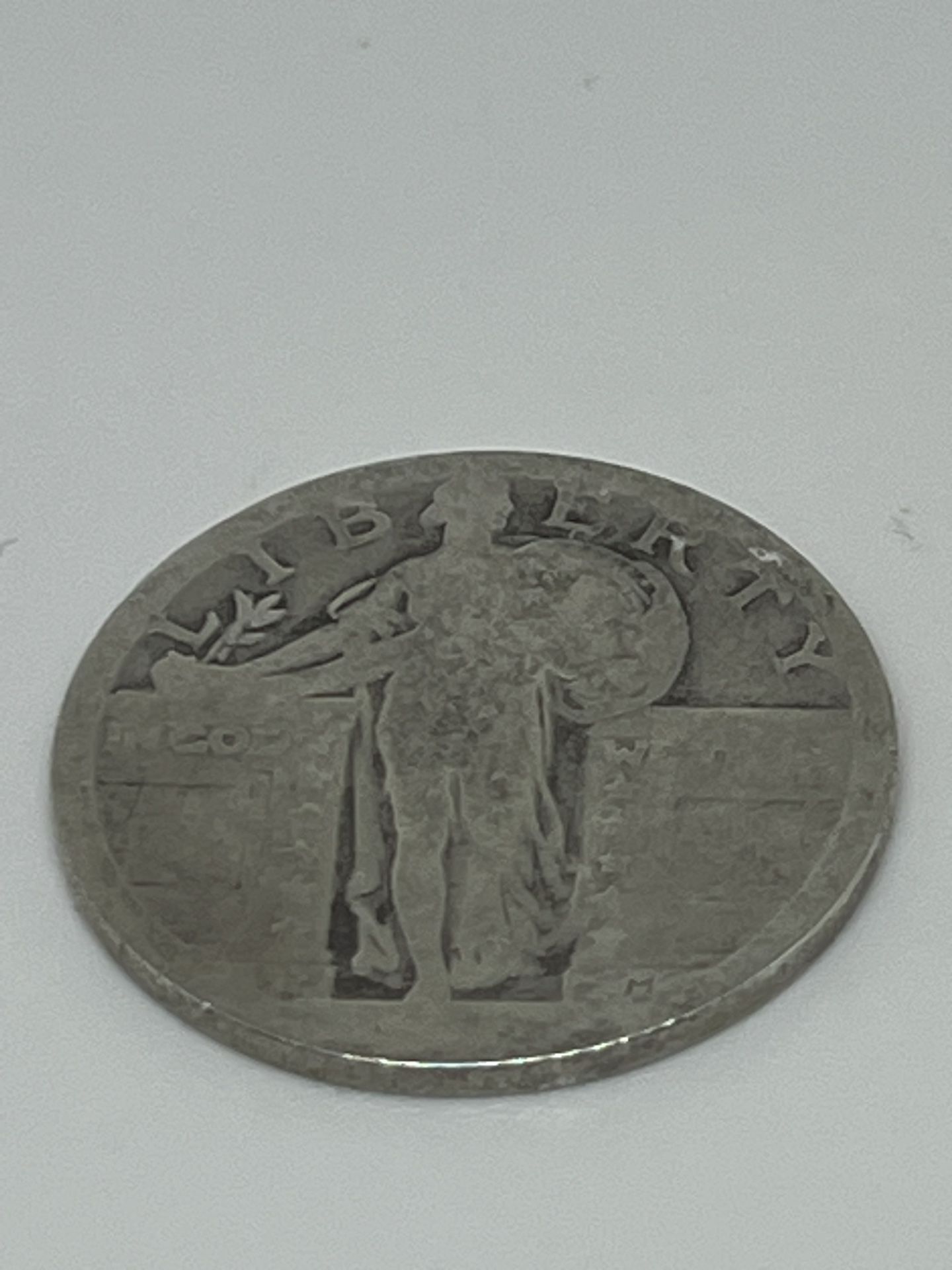 No Date 1916 1917 Liberty Quarter