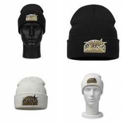 Astros Animal Print Embroidered Beanies