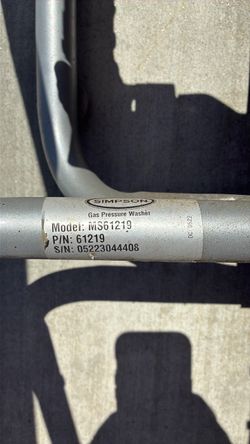 Simpson 3300 psi power washer