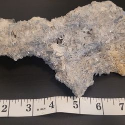 Raw Quartz Crystal Cluster W/ Titanium Aura