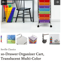 Drawer unit kids organizer