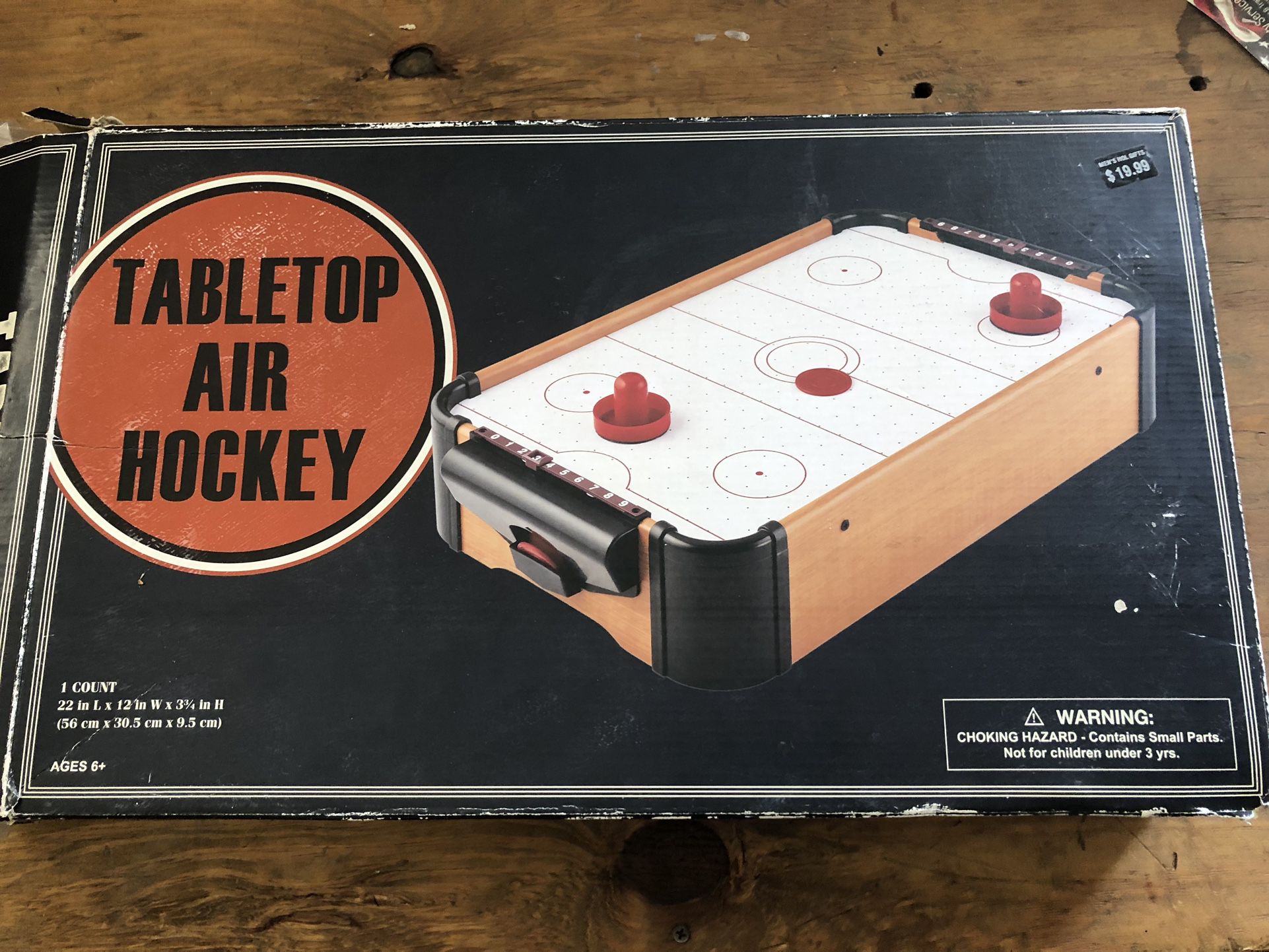 Tabletop Air Hockey, Works!