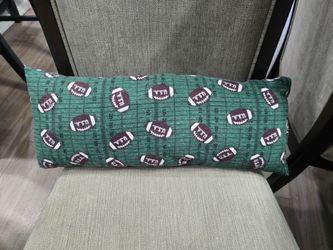 Football Print Decorative Lumbar Pillow
