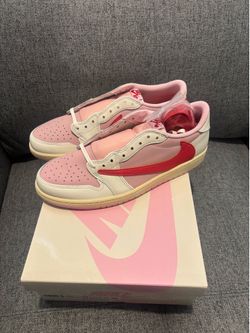 Travis Scott Jordan 1 Low Shy Pink