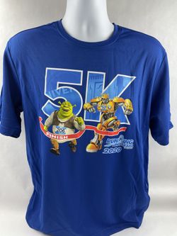 Universal Studios 5k Blue Shirt 2020 NEW Large