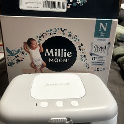 Millie Moon Diapers & Joolbaby Wipe Warmer