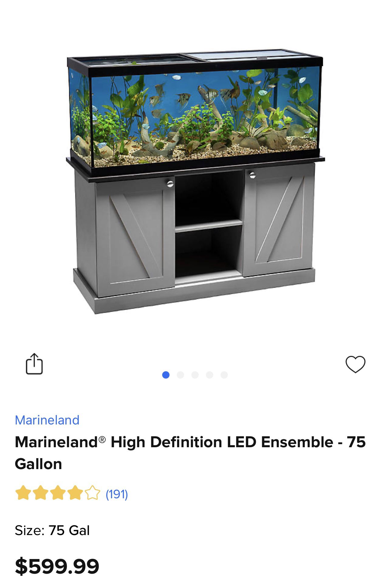 Marineland 75 Gallon Aquarium for Sale in Las Vegas, NV - OfferUp