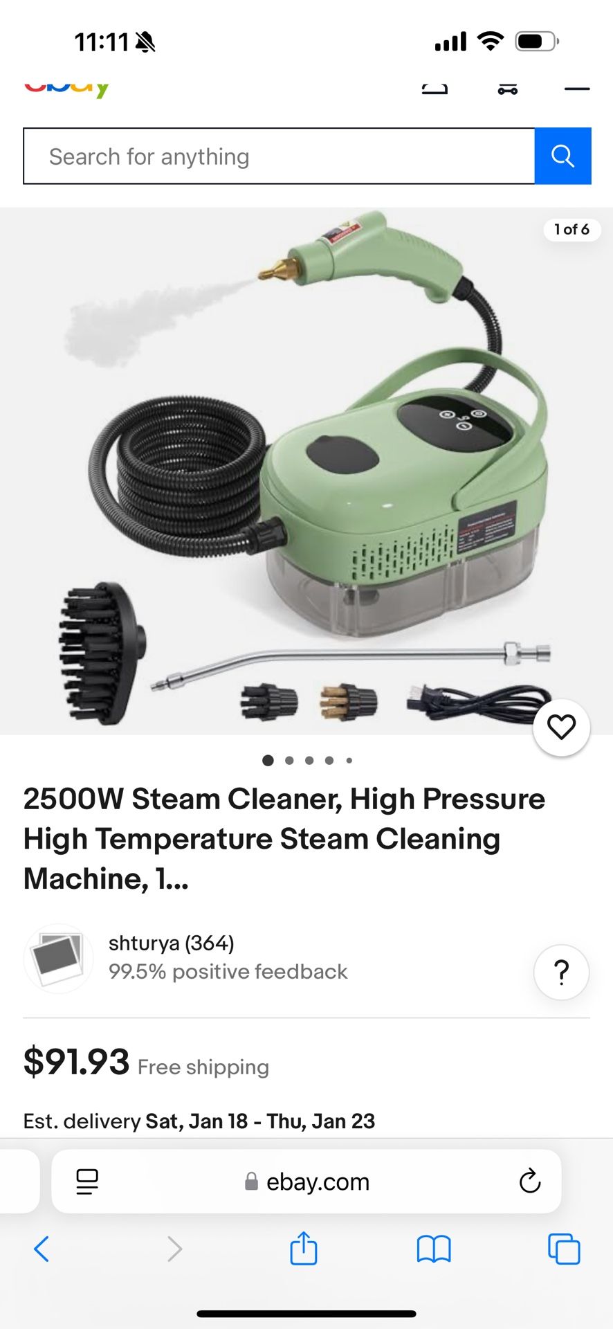 Steam cleaner
