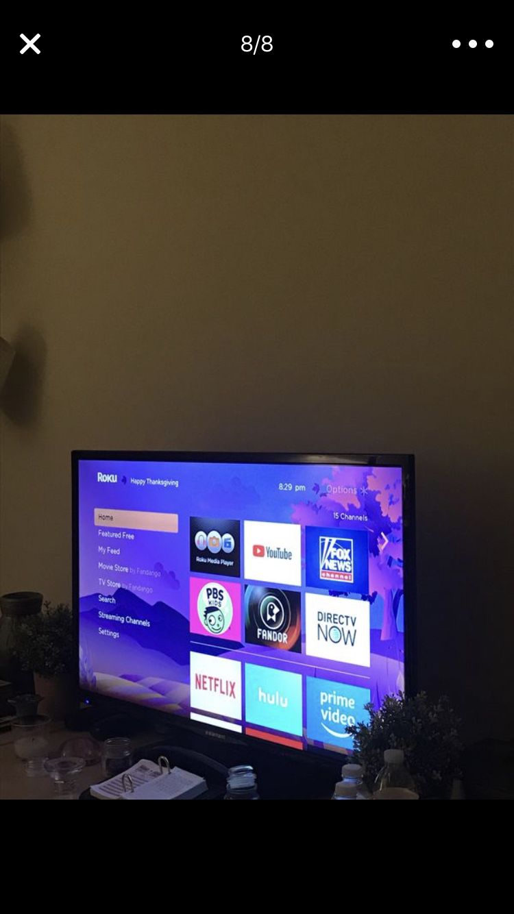 Tv with small resevier