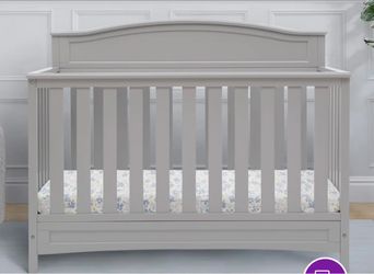 Convertible Crib-Stone Grey