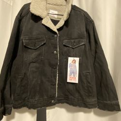 Womans Large New Jean Jacket 