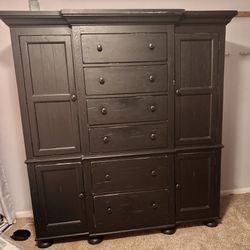 Attic Heirlooms Solid Wood Armoire And Dresser