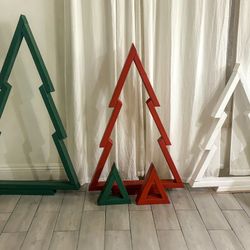 🎄Handcrafted Wooden Christmas Trees 🎄