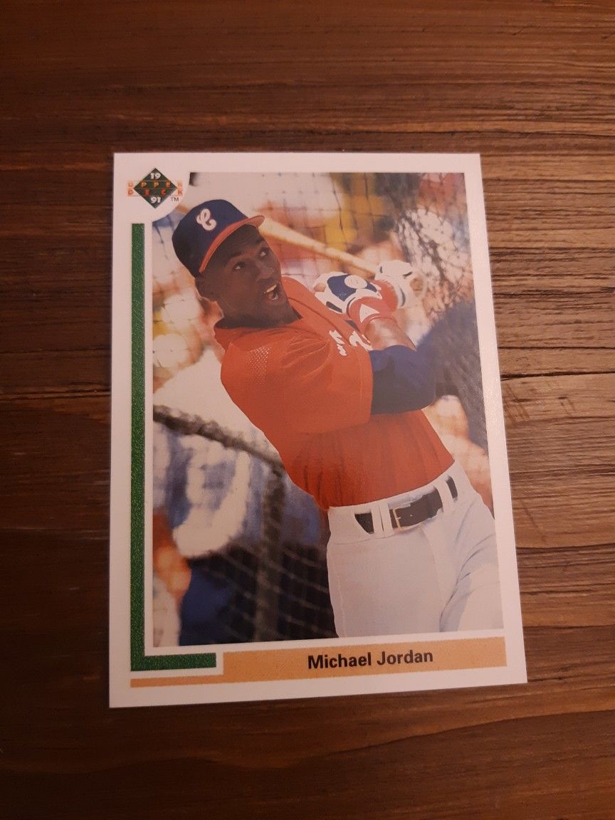 1990 UPPER DECK MICHAEL JORDAN BASEBALL ROOKIE CARD