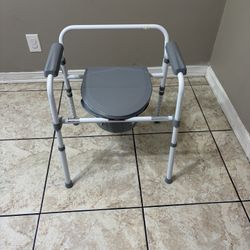 Commode Chair 3-in1 Steel Bedside 