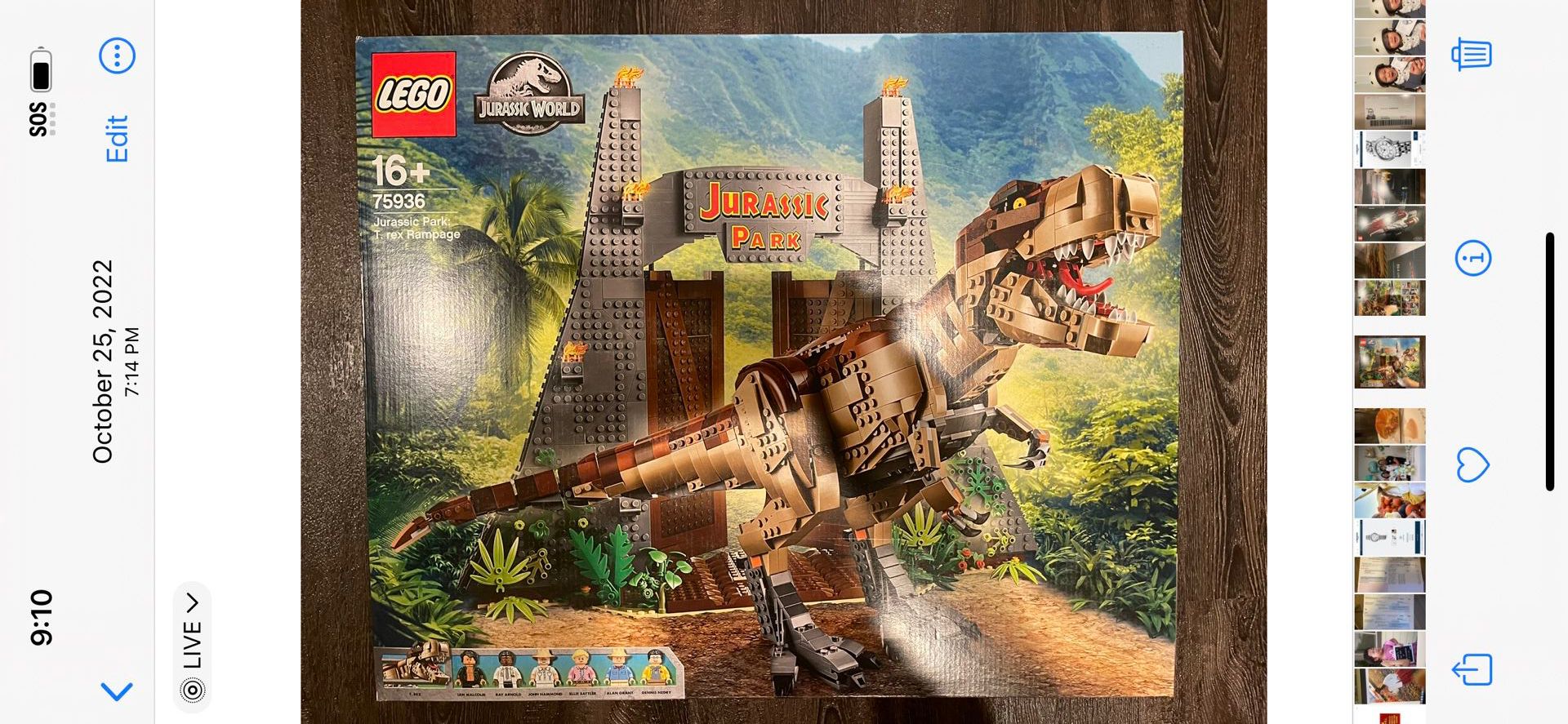 Lego 75936 Jurassic Park: T. rex Rampage