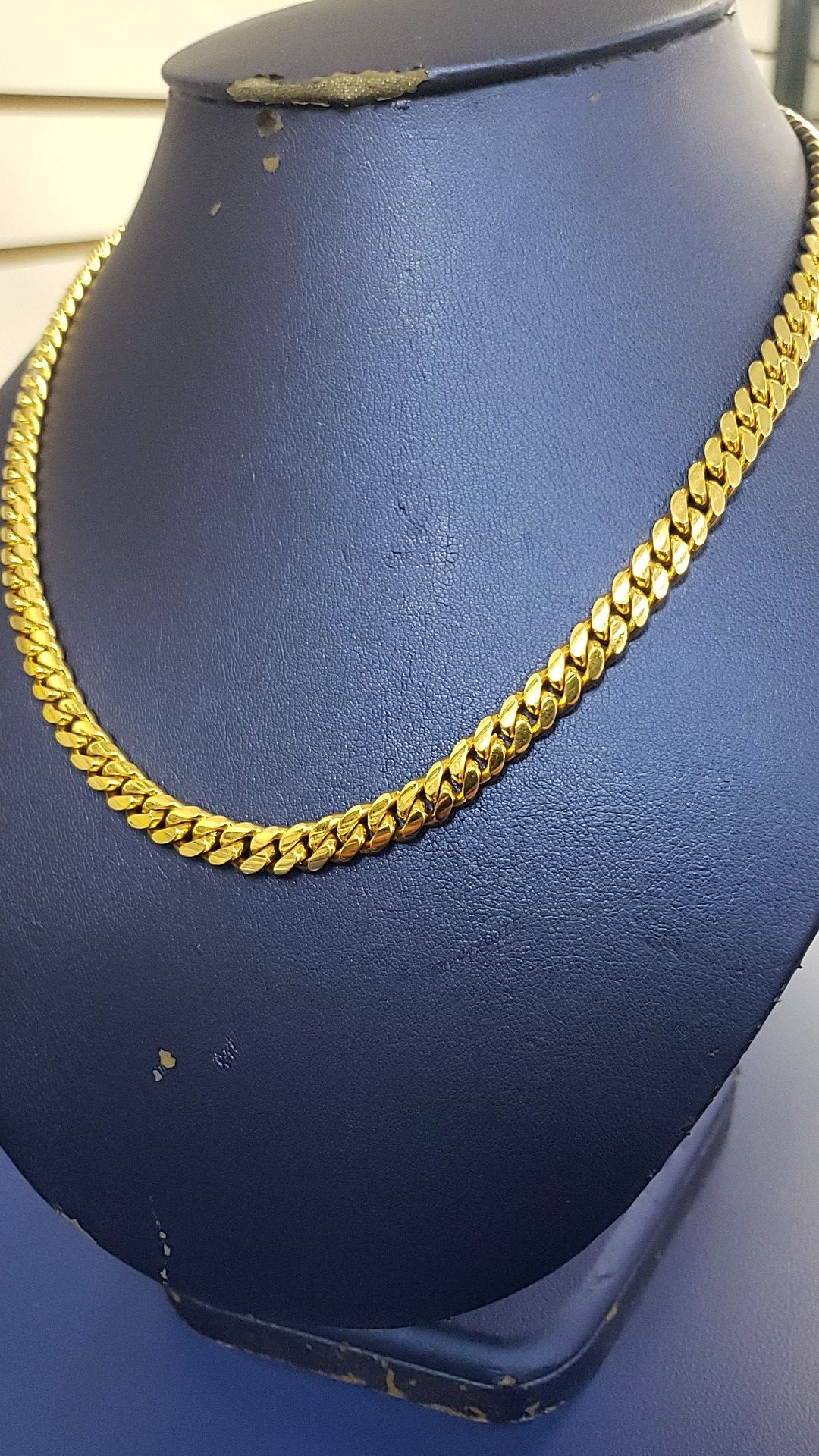 10K Gold Cuban Link Chain 87 grams