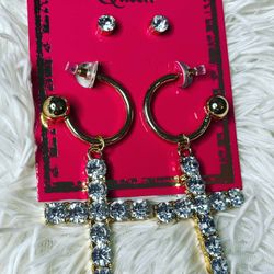 Cross Earrings 