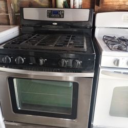 Gas Stove Stainless Steel& Gas Stove White 