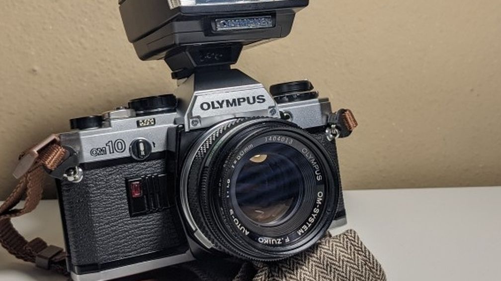 Olympus OM-10 35mm film camera