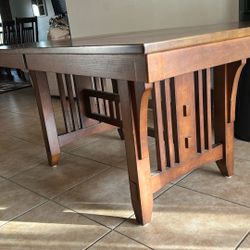 Dining Table 66Inches Long And With The Leaf Is 18 Inches Total 84 Inches width Of The Table Is 42 Inches