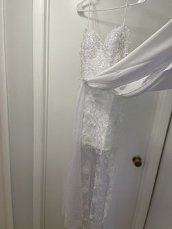 Grace Loves Lace Hollie Wedding Dress Dupe Size Small Boho Beach Wedding  for Sale in North Palm Beach, FL - OfferUp