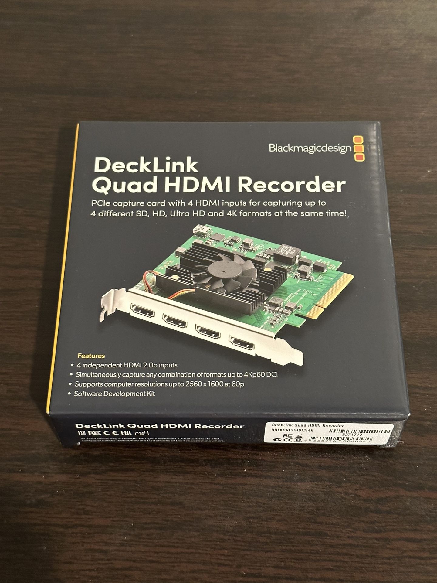 拡張カード Blackmagic DeckLink Quad HDMI Recorder Blackmagic Design DeckLink Quad HDMI Recorder - Carte d
