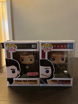 2 VAULTED Paul Atreides Dune 1984 Funko Pops #813 EXCLUSIVE Formal #1031 Movies