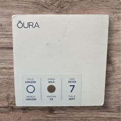 Oura Ring Gen3 Horizon - Gold - Size 7 - Smart Ring