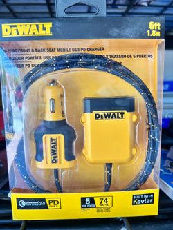 Dewalt 5 point USB ports charger