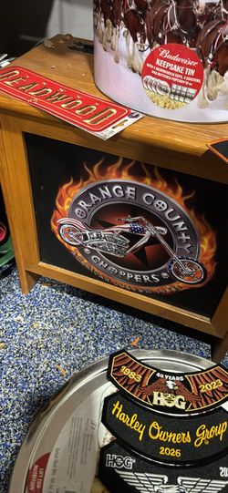 20 by 19 by 12 Orange County Choppers storage box