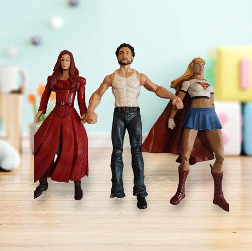 Supergirl JEAN GREY ( Wolverine Loose Foot) Action Figures