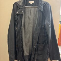 Grey Windbreaker Jacket 