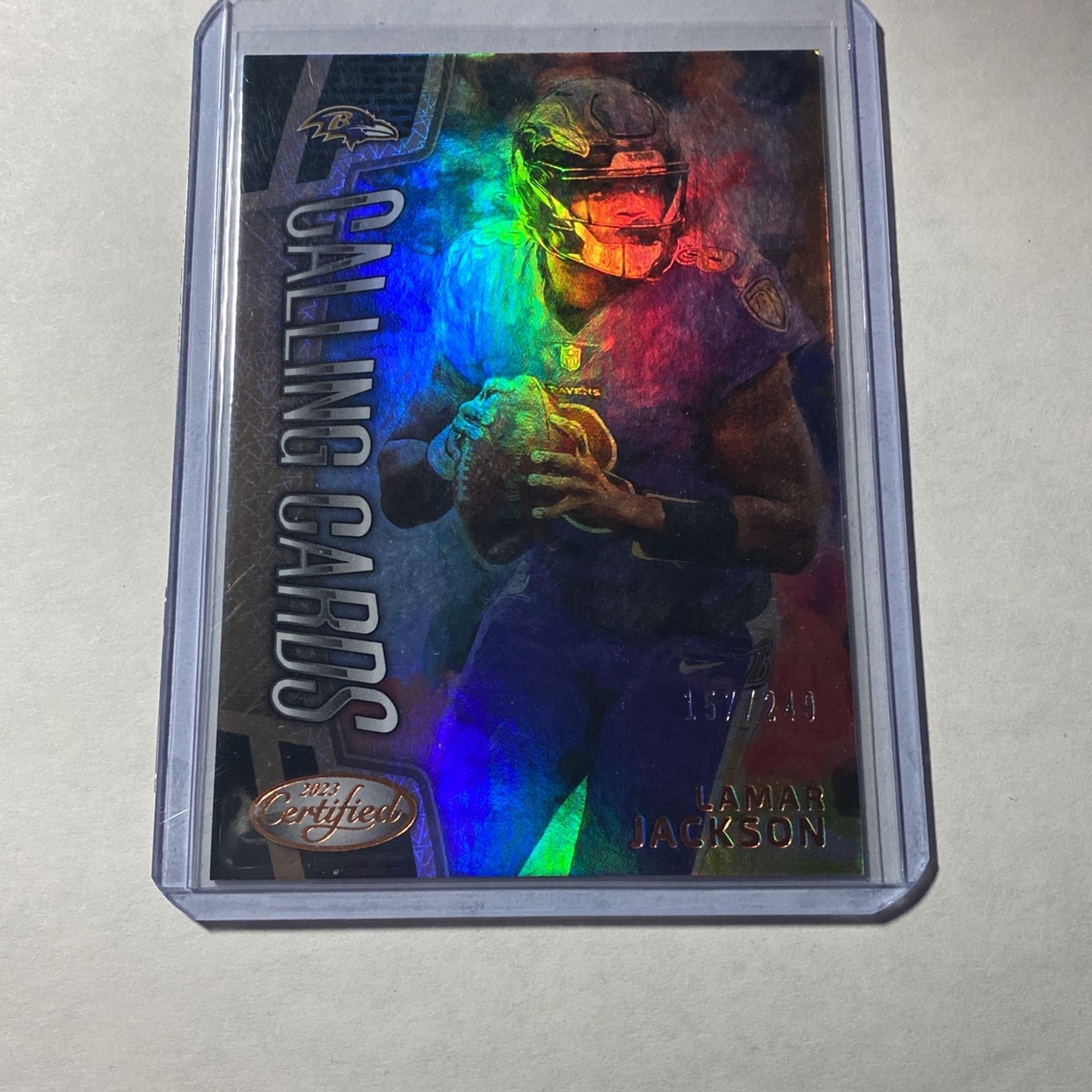 Lamar Jackson /249 Football Card