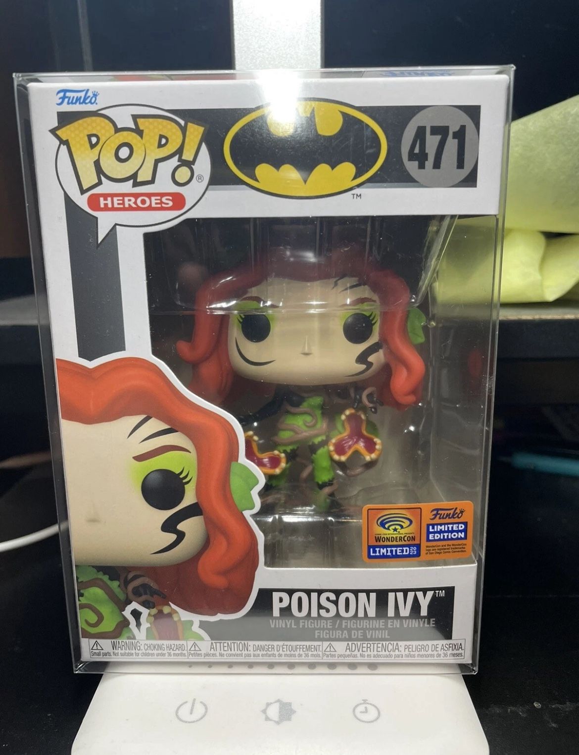 Funko Pop! Poison Ivy #471 Wondercon Exclusive Mint Condition W Protector